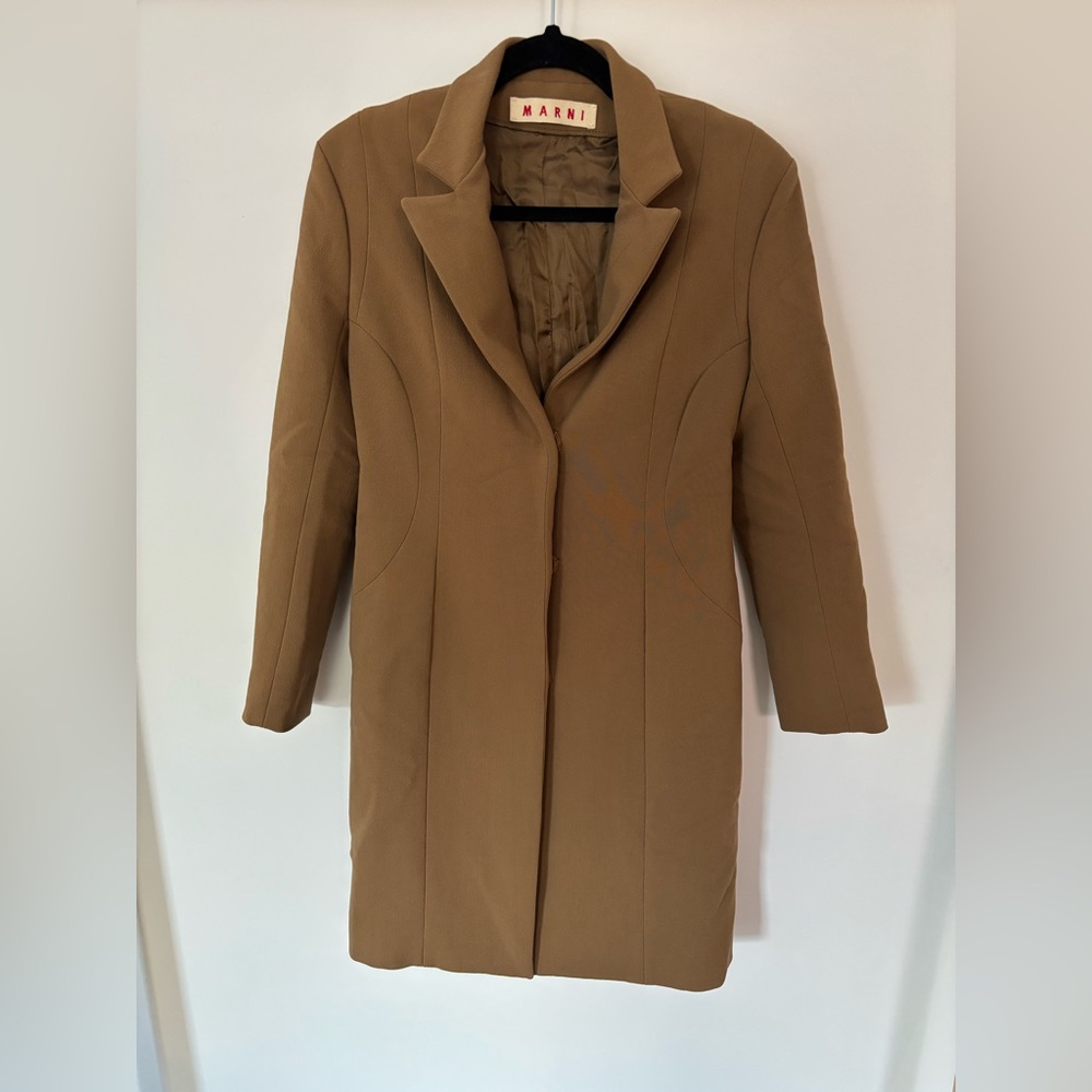 Marni wool coat caramel 38 (rrp 650)